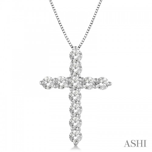 Ashi 1 1/2 CTW Diamond Cross